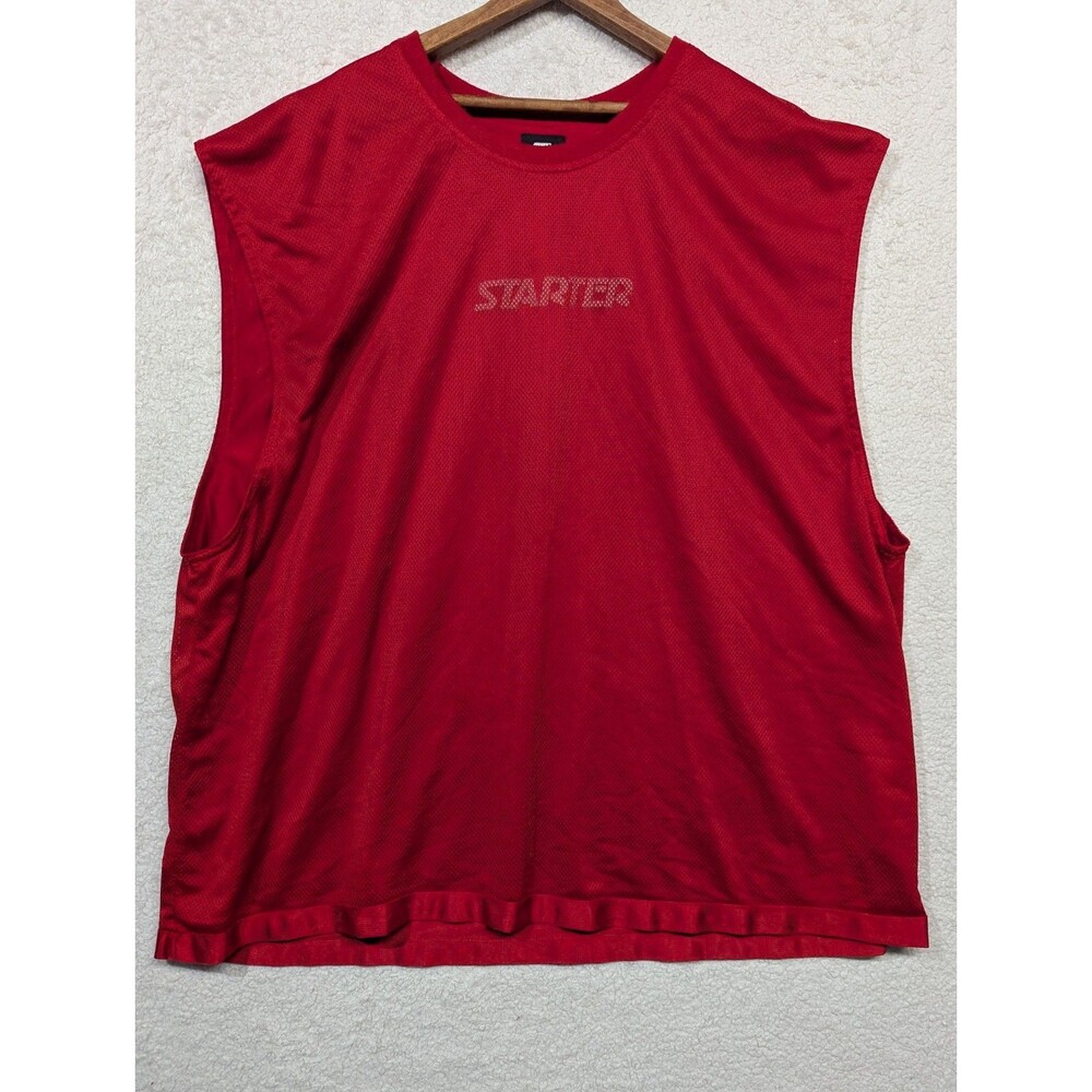 Starter Reversible Jersey XL/XXL Red 90s Y2K Throwback Basketball Gym Training